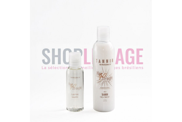 Hair Go Straight TANNIN Kit Lissage brésilien 250ml