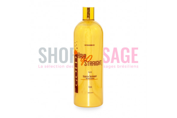 Hair Go Straight NEW GOLD Lissage brésilien 1 litre