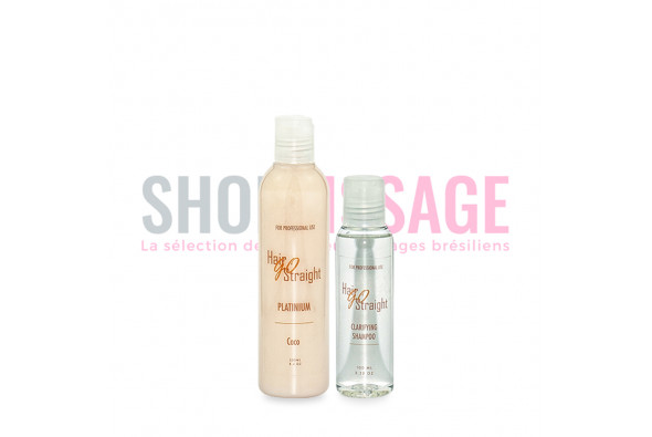 Hair Go Straight PLATINUM kit lissage brésilien 250ml