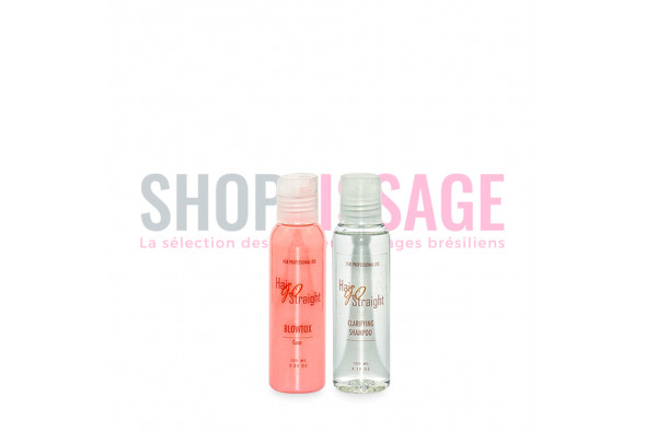 Hair Go Straight B-TOX Kit Lissage brésilien 100ml