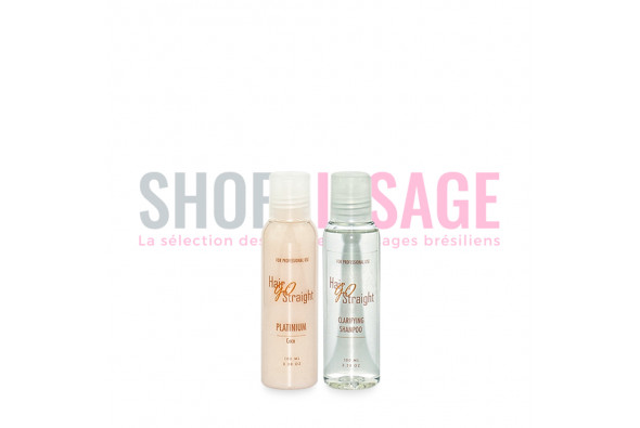 Hair Go Straight PLATINUM kit lissage brésilien 100ml