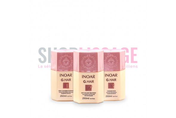 INOAR G Hair kit lissage brésilien 3x250ml