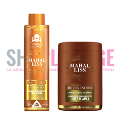 Duo Indian Gloss à l'huile d'Amla - Shampoing 500ml et masque 500g - A –