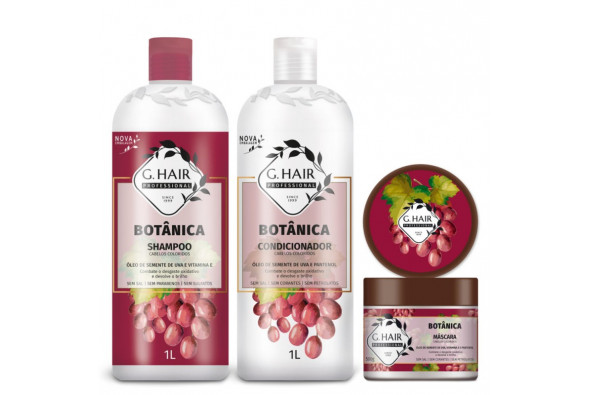 BOTANICA COLORIDOS Shampoing+Conditionner +Masque 500gr