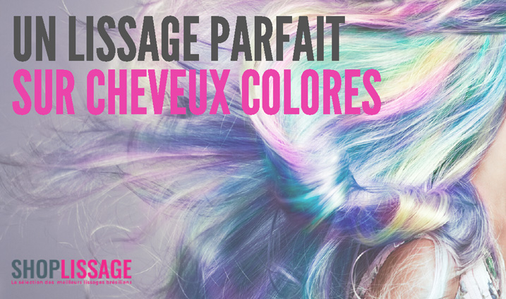 Réussir son lissage sur cheveux colorés